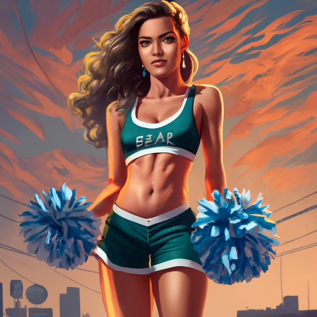 gta cheerleading girl